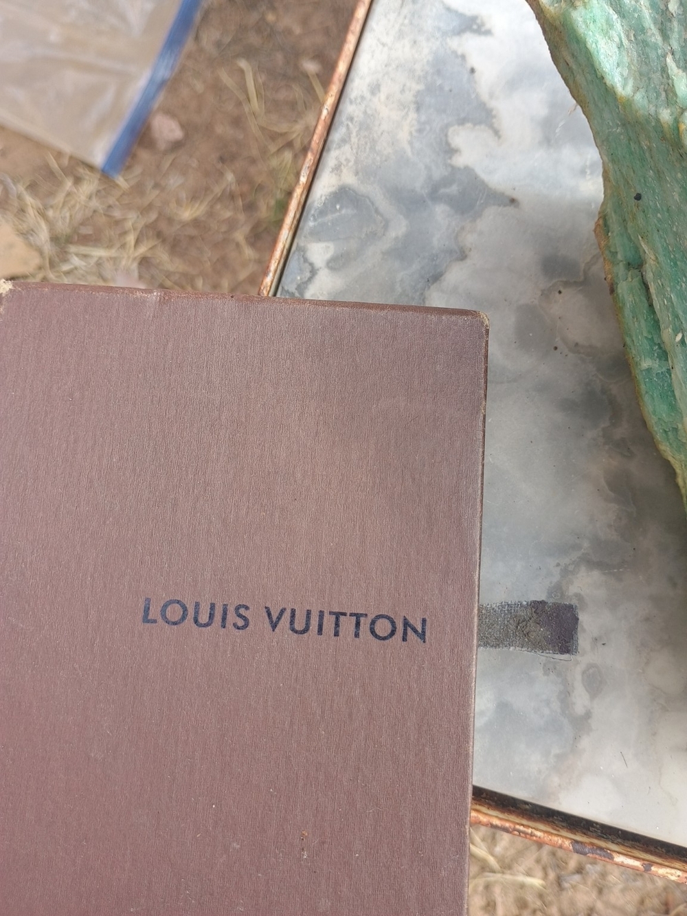 Louis Vuitton + Murakami Brown Monogram Round Coin Pouch with Pink Cherry Motif - Picture 2 of 5